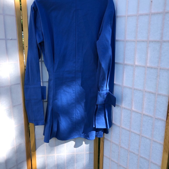 Princess Polly cover girl mini dress in blue lioness - Picture 8 of 8